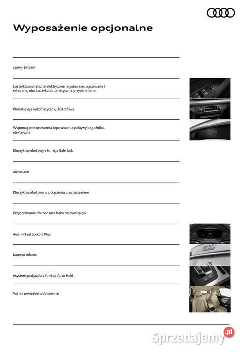Audi Q5 40 TDI mHEV Quattro Advanced S tronic Rok produkcji 2023 Warszawa