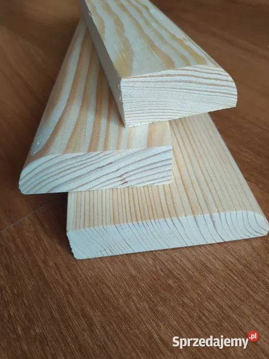 Listwa wykończeniowa drewniana cokół zaokrąglony Narew