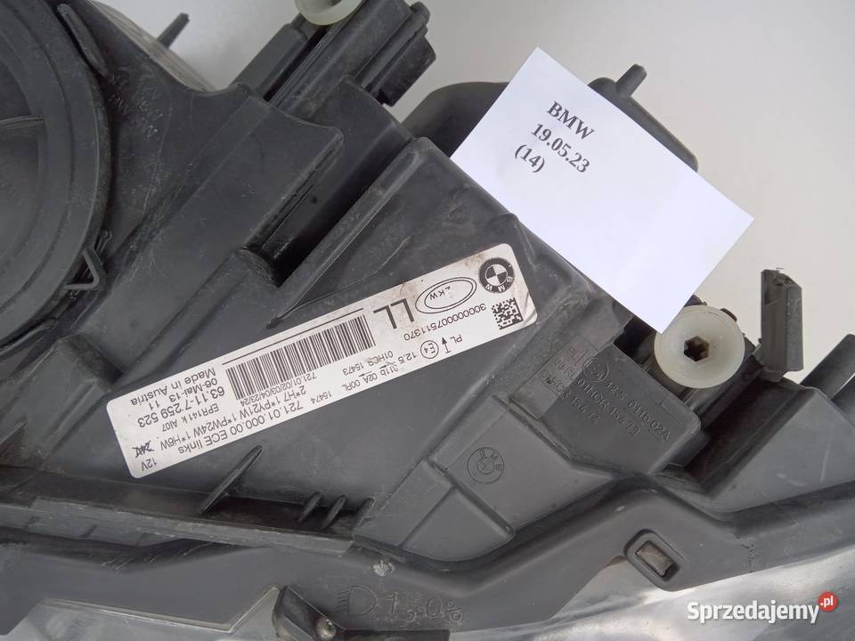 LAMPA LEWY PRZÓD ZWYKŁA BMW 3 F30 F31 Nowy Tomyśl