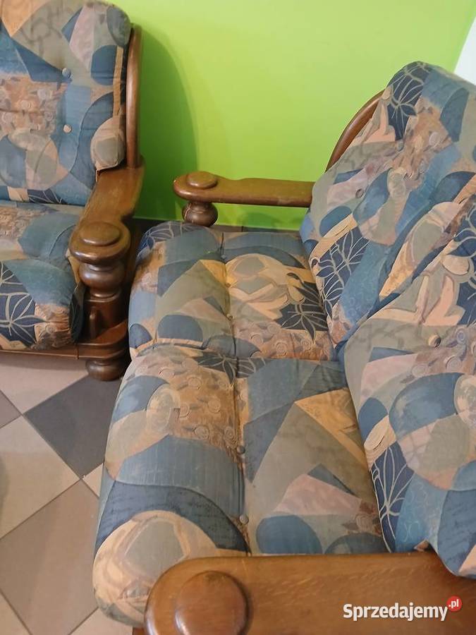 Komplet wypoczynkowy dębowy dolnośląskie Chojnów