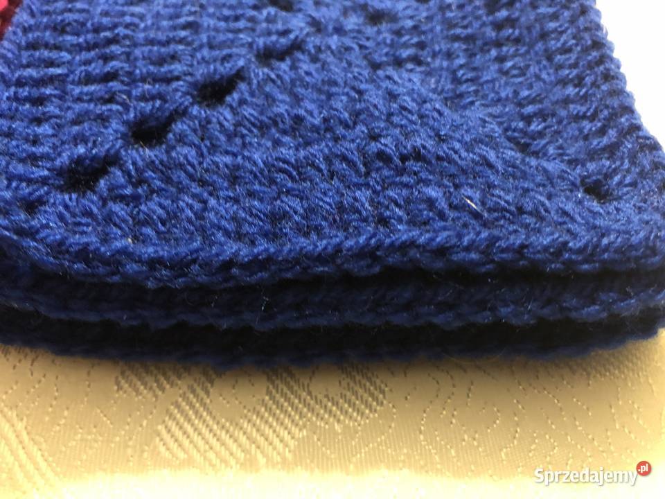 Kwadraty babunipoduszka pled narzuta Nowe