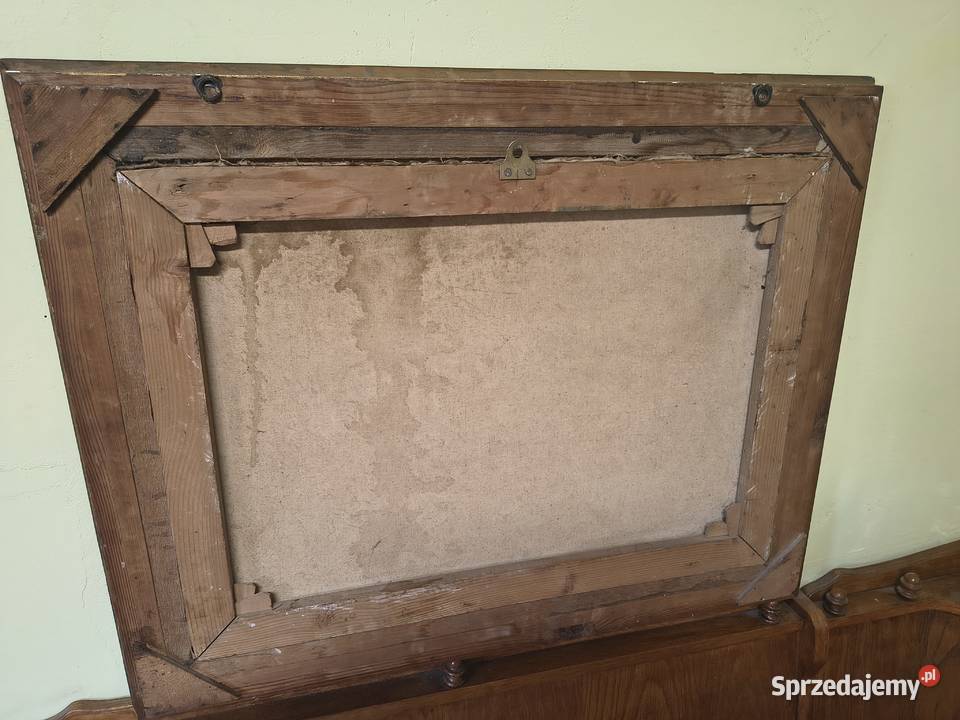 Obraz martwa natura z owocami w ozdobnej ramie Chorzew