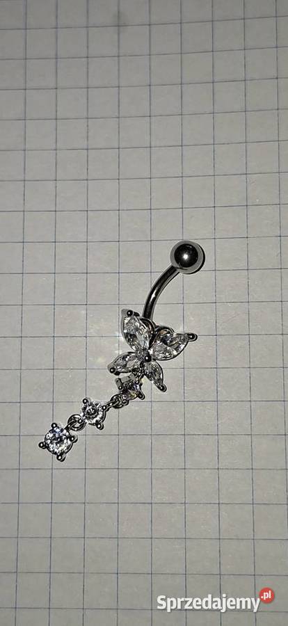 Kolczyk do pępka wiszący motyl Łomża sprzedam