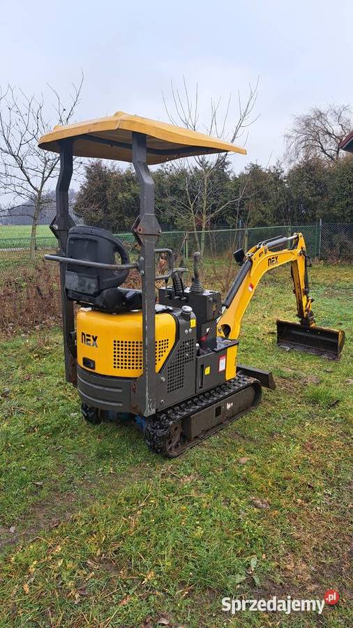 Minikoparka Nex N12 1200 silnik Yanmar 3TNV70 Maszyny budowlane