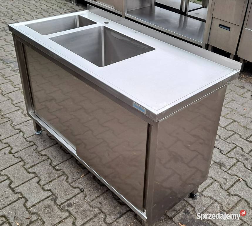 Zlew 2 Komorowy z Szafką Drzwi Suwane 1306085 Nowe Skalmierzyce