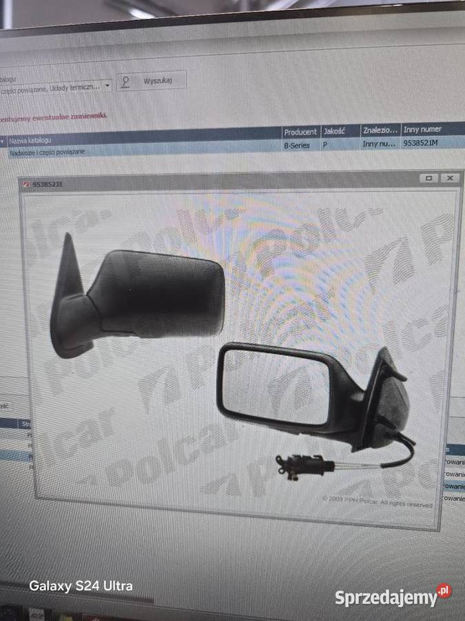 Lusterko Prawe mechaniczne Golf 3 Vento 9298 Lusterka zewnętrzne Bytów