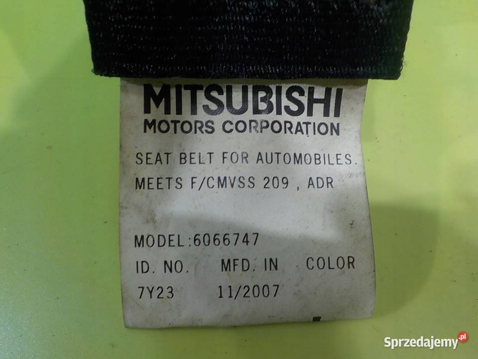 PEUGEOT 4007 08r 5D pas bezpieczenstwa lewy mazowieckie Suków