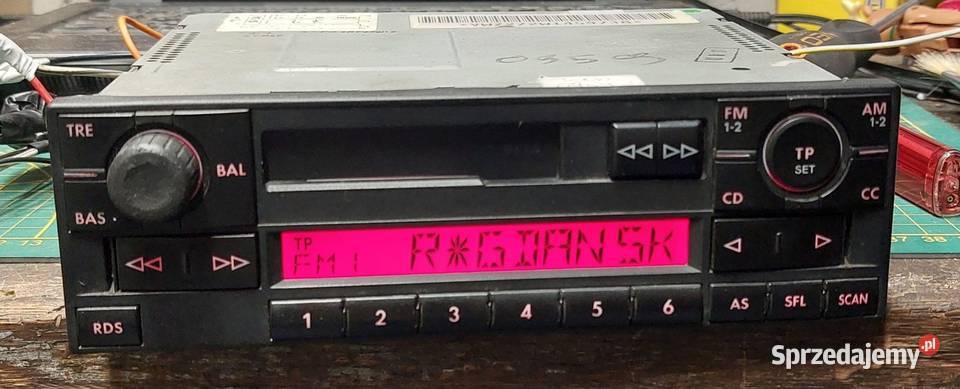 Volkswagen Beta 5 Grundig radio samochodowe