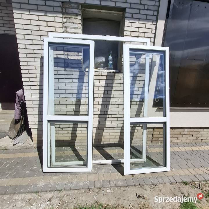 Sprzedam okna z demontażu pcv białe Błaziny Dolne