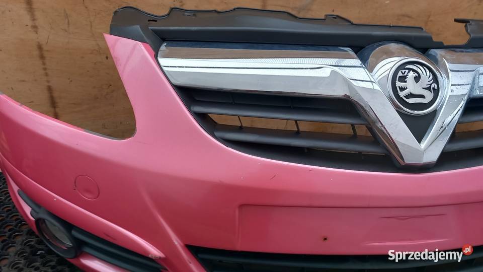 OPEL CORSA D ZDERZAK PRZÓD HALOGEN osobowe Pasy przednie i tylne Zbierkowo
