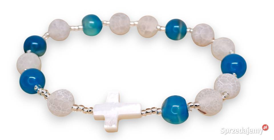 Bransoletka różaniec dziesiątka różańca z AGAT Warszawa