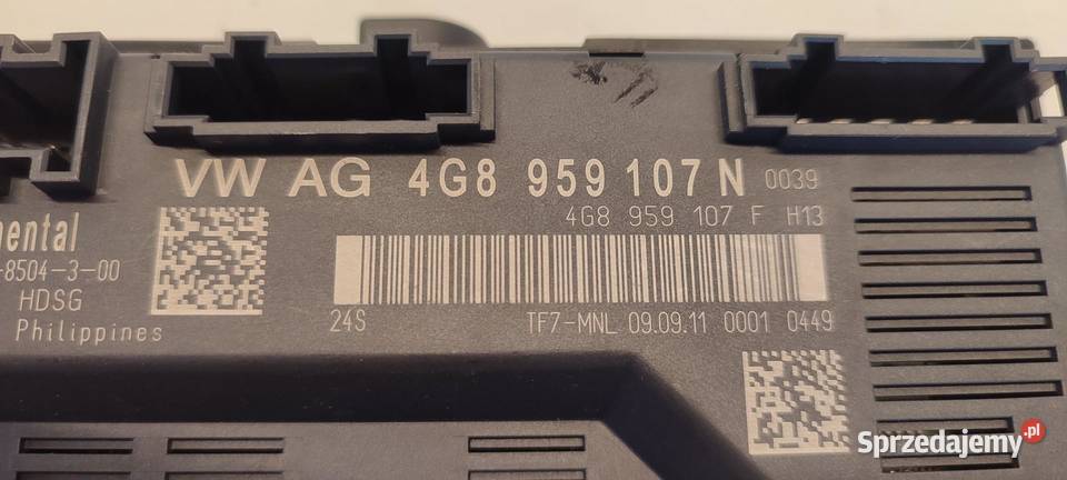 AUDI A7 4G MODUŁ KLAPY BAGAŻNIKA 4G8959107N dolnośląskie sprzedam