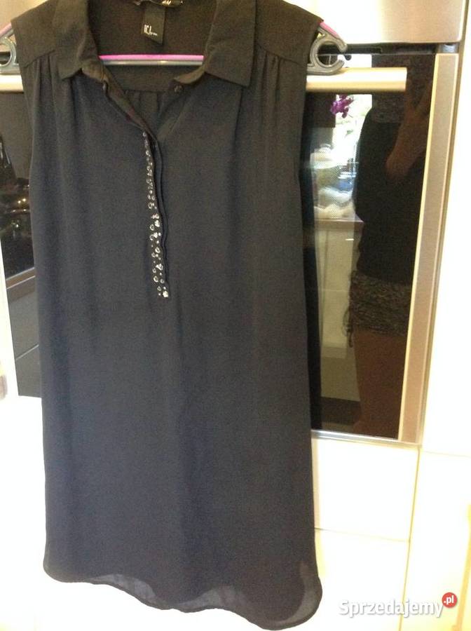 Czarna Bluzka Damska Mgiełka HM MAMA r S j nowa Odzież damska