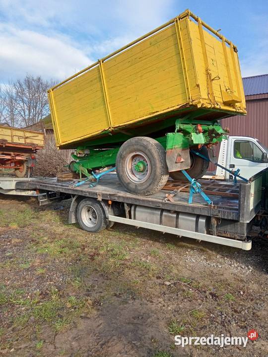 Przyczepa rolnicza 1osiowa wywrotka Łagów