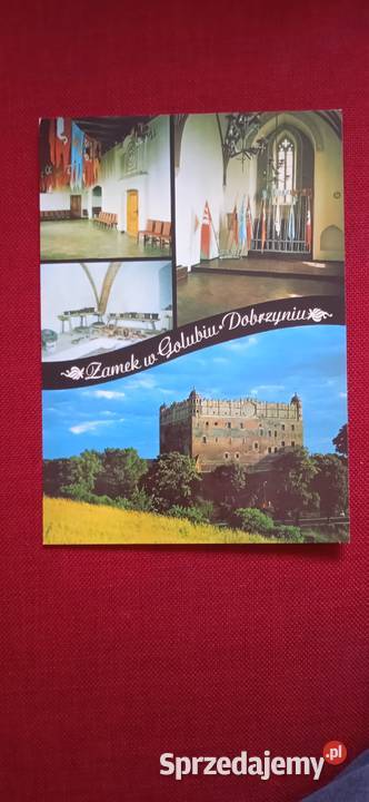 Widokówka Zamek GolubDobrzyń okresu PRL Świdnica