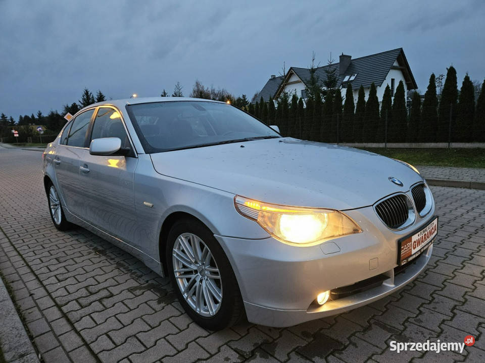 BMW 525 218 Zadbany Serwis Rata550 E60 20032010 Sedan / Limuzyna Samochody osobowe Śrem