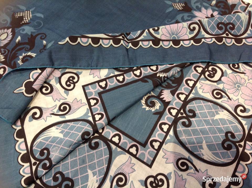 Chusta Apaszka Damska Nowa 110x110 zielona Nowa Sól