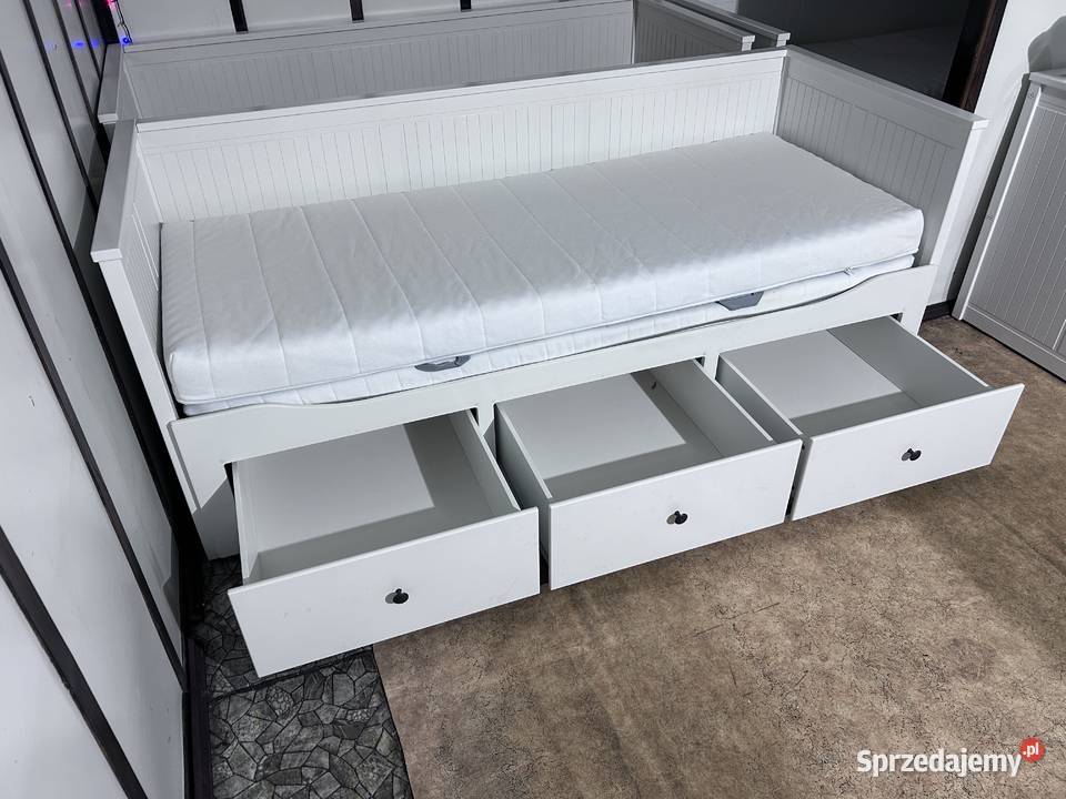 IKEA HEMNES Łóżko Leżanka z 3 szufladami 2