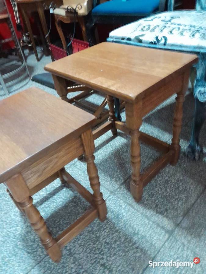Stoliki dwojaki taboreciki Oleśnica sprzedam