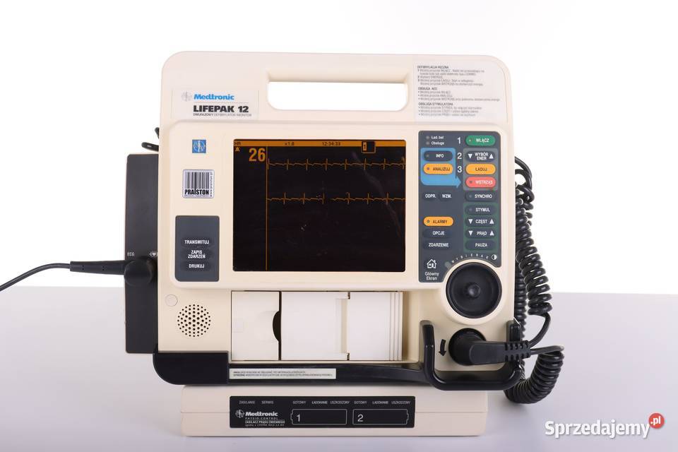 Defibrylator MEDTRONIC BIPHASIC LIFEPAK 12 Kat Leszno