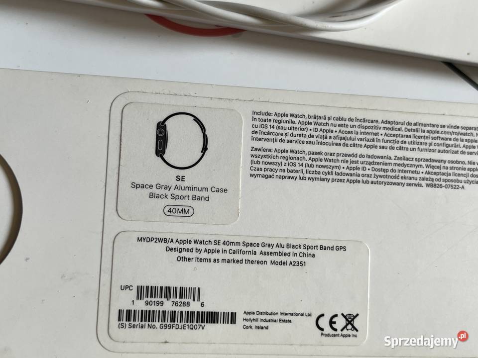 Apple Watch SE GPS mazowieckie Warszawa