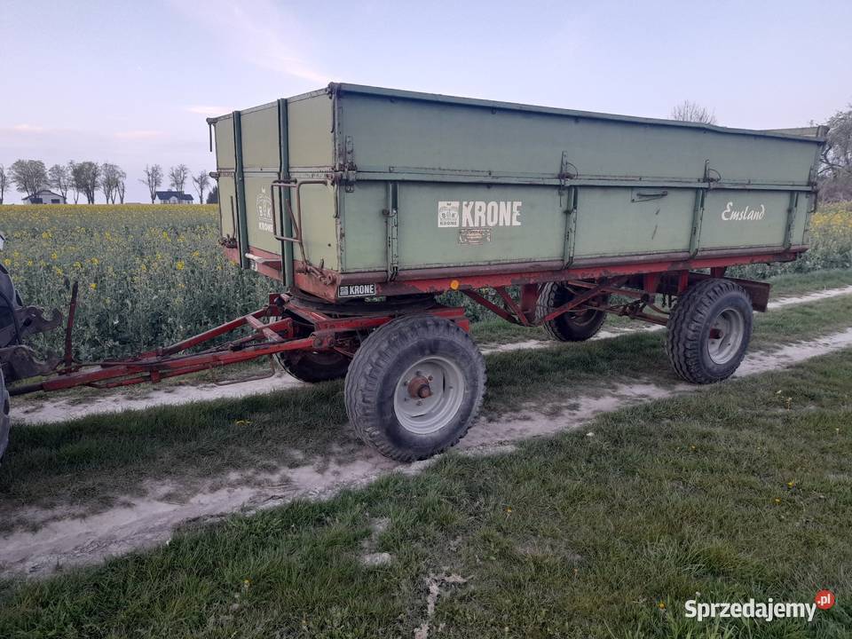 Przyczepa wywrotka 3strony Krone 8t Emsland Przyczepy rolnicze Łosice