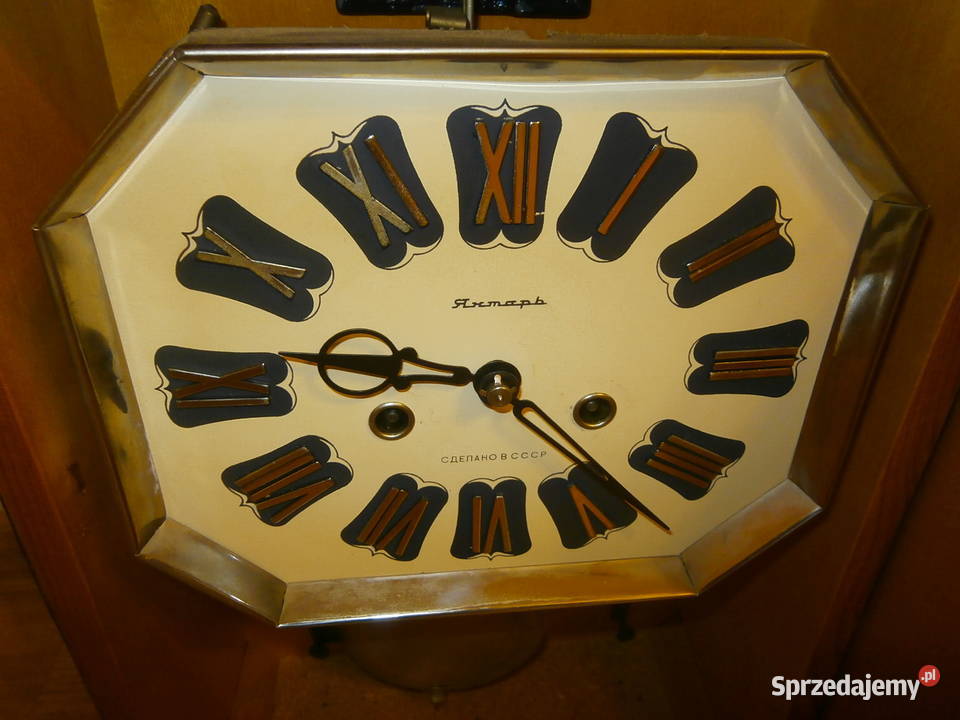 Zegar wiszący CCCP JANTAR sprawny do renoawcji Łódź