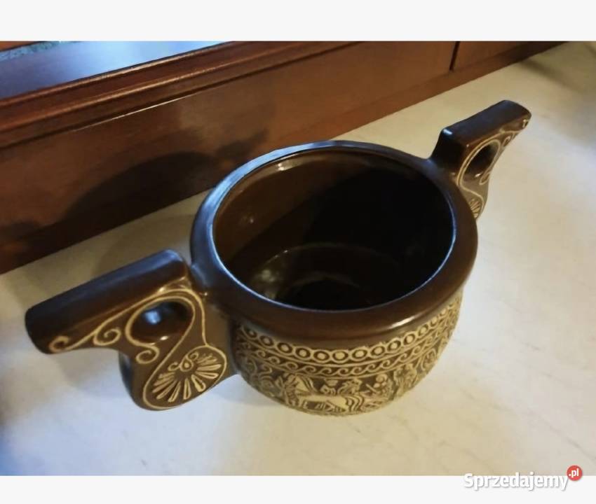 Stara WAZA AMFORAstyl greckiceramika polskaczasy Porcelana i szkło lubelskie sprzedam