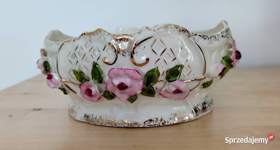 Miska dekoracja ceramika porcelana wielokolorowy pomorskie Lipnica sprzedam