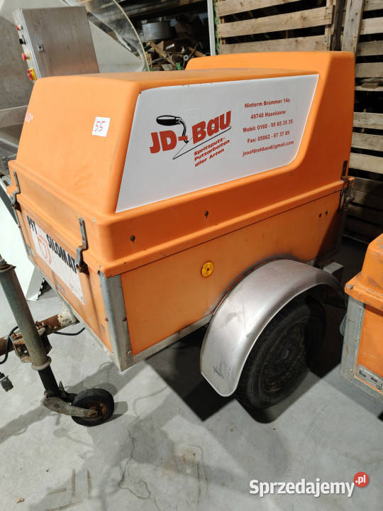 Pompa do transportu zapraw PFT Silomat D1140 na Rudno Dolne