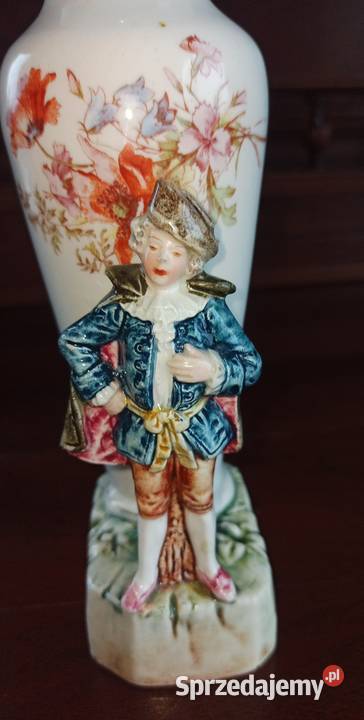 Wazon z figurką Syg numer wycisk w masie Figurka pomorskie Gdańsk