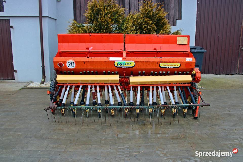 Siewnik do zboża POZNANIAK 6 27 przekładnia Siewniki i sadzarki Gorzkowice