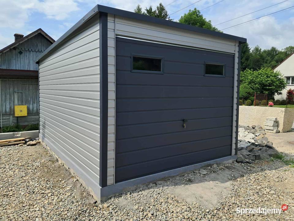 Garaż blaszany 3x5 Wzmocniony profilami małopolskie Skrzydlna sprzedam