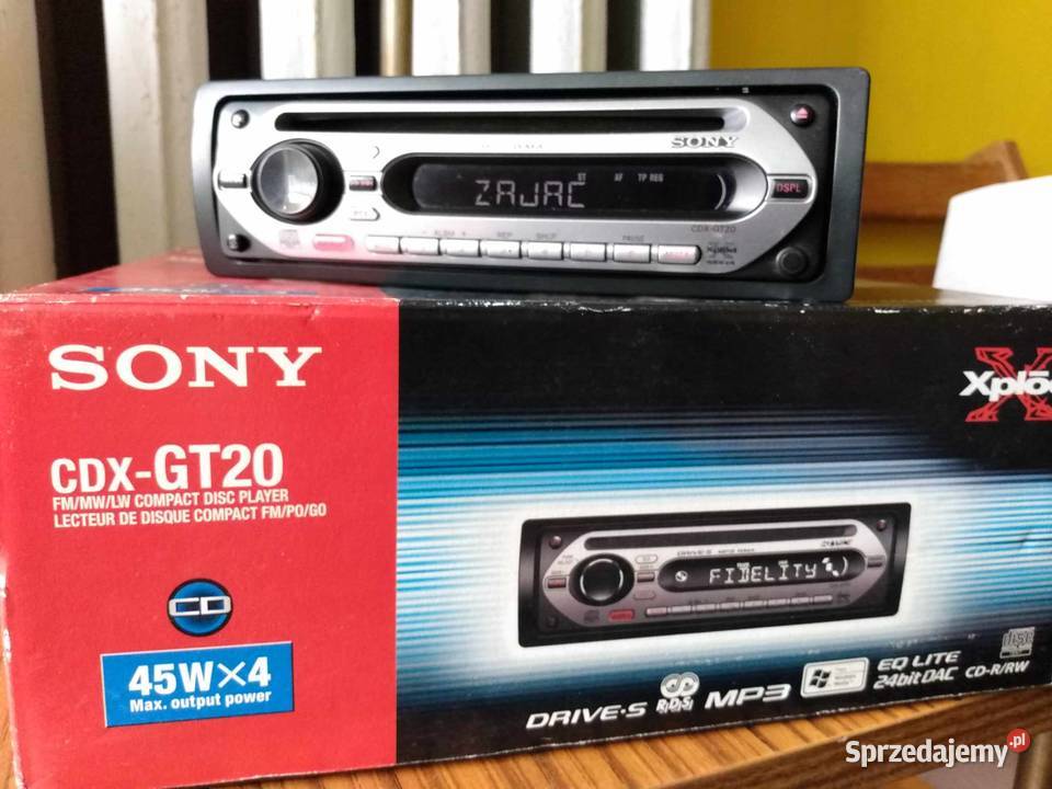 radio samochodowe SONY GT20 nowe sprzedam