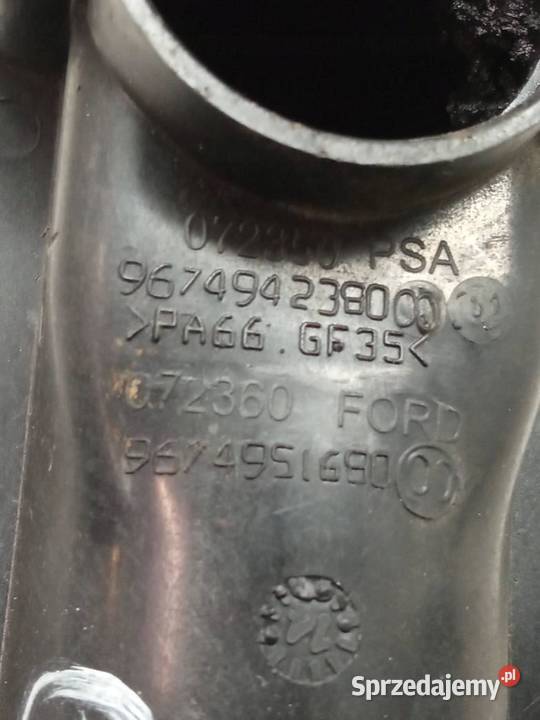 DOLOT POWIETRZA 9674942380 16 HDI Citroen DS4 I Przewody powietrza
