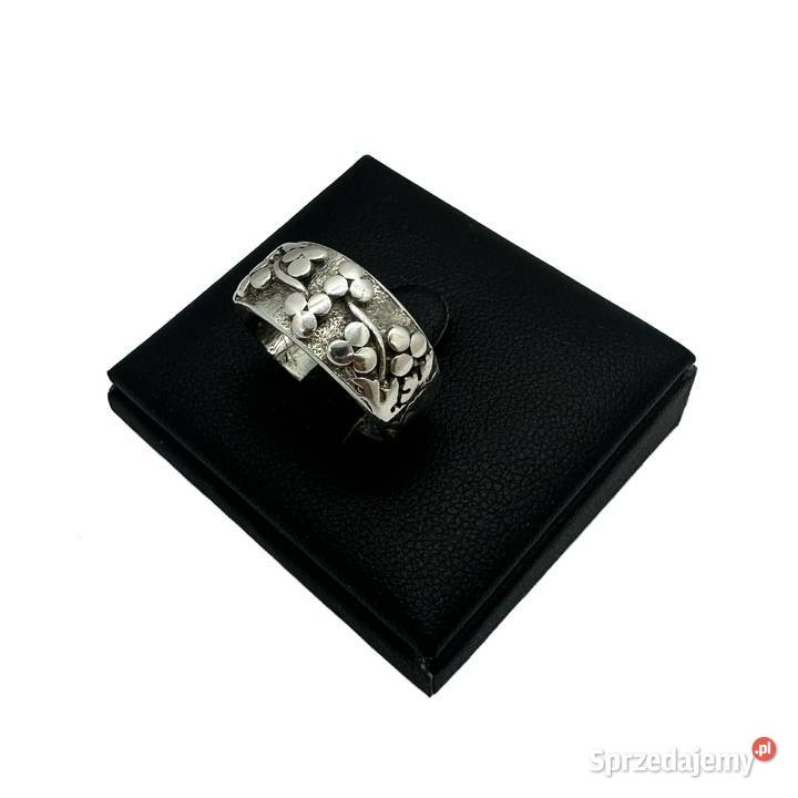 Srebrny pierścionek próby 925 483g Rozmiar 14