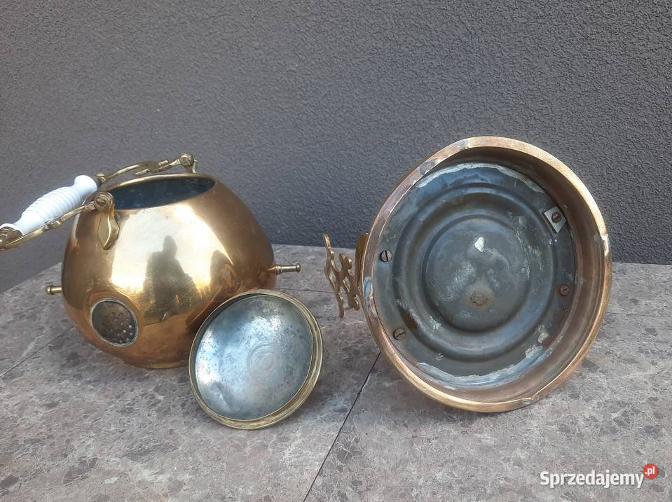 Stara niekompletna buliera mosiądz dekoracja Tczew