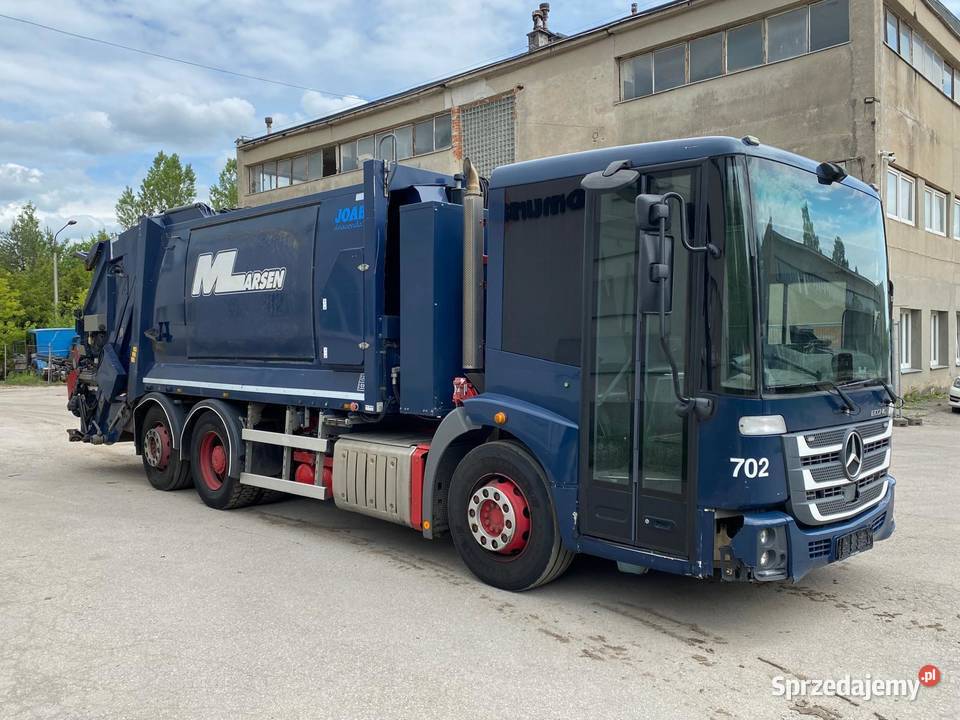 Mercedes Econic śmieciarka 2 KOMORY JOAB 20m3 Nowiny