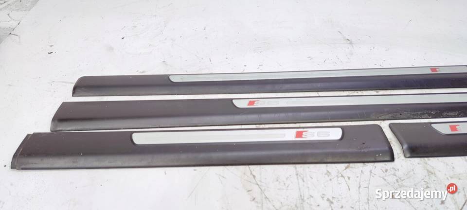 LISTWA LISTWY PROGOWE KOMPLET AUDI A6 S6 C6