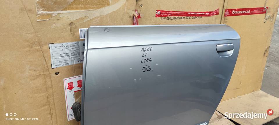 DRZWI LEWY TYŁ AUDI A6 C6 LY7G SEDAN AVANT ORG osobowe Przystajń