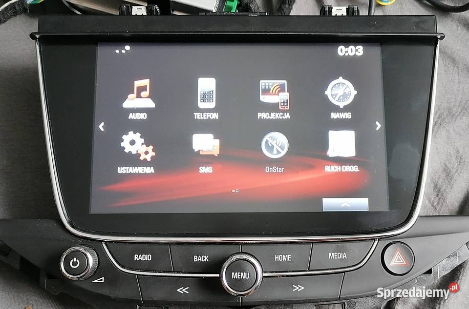 Wyśietlacz Do Opel Astra K Intellink Navi900 osobowe Poznań