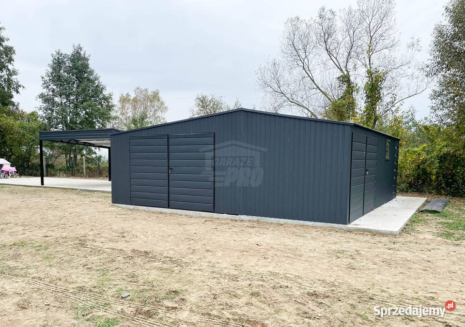 Garaż blaszany 7x75m wnęka 25m 2x brama Toruń sprzedam