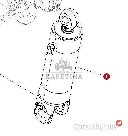 Fendt 930 933 936 942 GEN 7 Siłownik