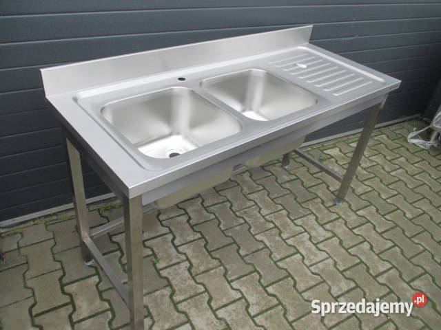 Zlew 2 Komory Dwukomorowy Stal Nierdzewna Ostrów Wielkopolski