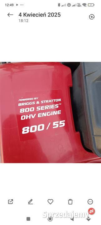 Odśnieżarka Canadiana silnik spalinowy rozruch Piła