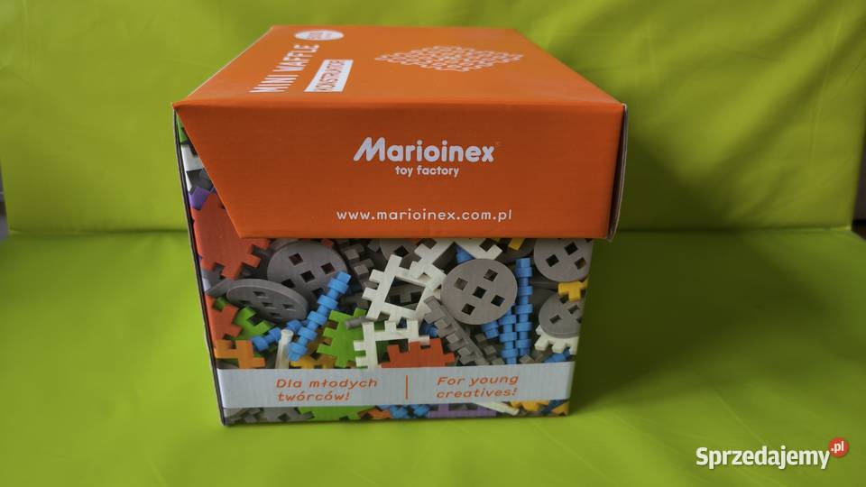 Mini Waffle Marioinex 500 sztuk Konstruktor Zduny