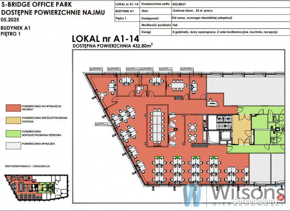 Lokal Warszawa 433m2
