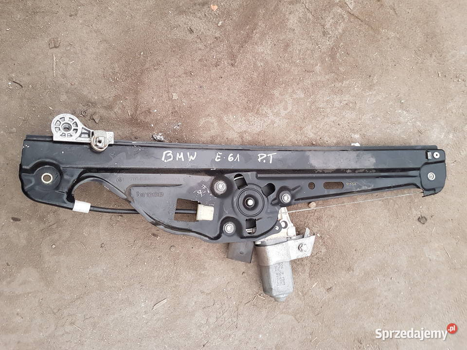 BMW E61 MECHANIZM SZYBY PRAWY TYL PODNOSNIK mechanizmy opuszczania szyb Turek