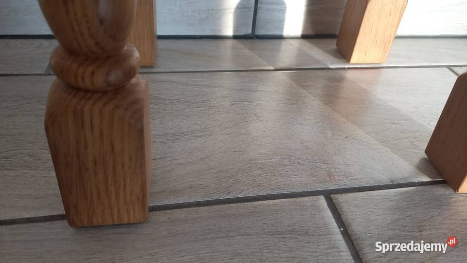 Kwietnik dębowy drewniany Stojak na kwiatek Gawroniec