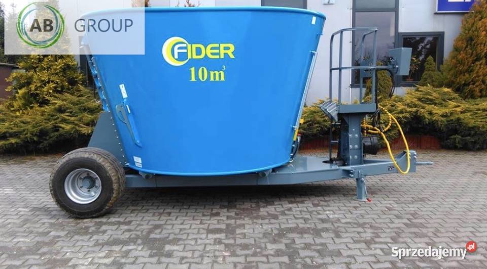 Zamet wóz paszowy Fider 10 m3 Rzędziany
